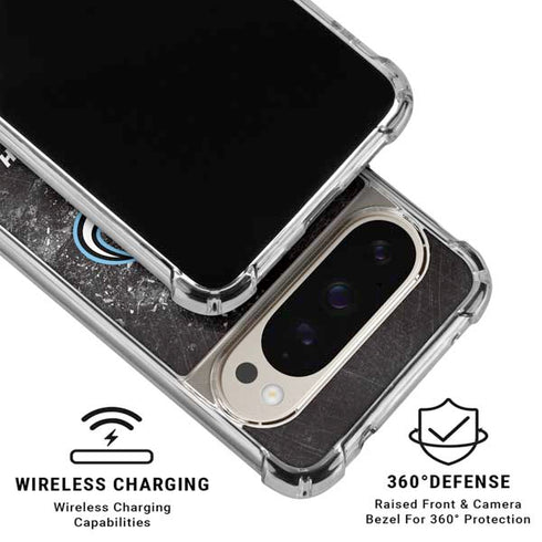 NHL Utah Mammoth Ice Frost Google Pixel 9 Pro XL Clear Case